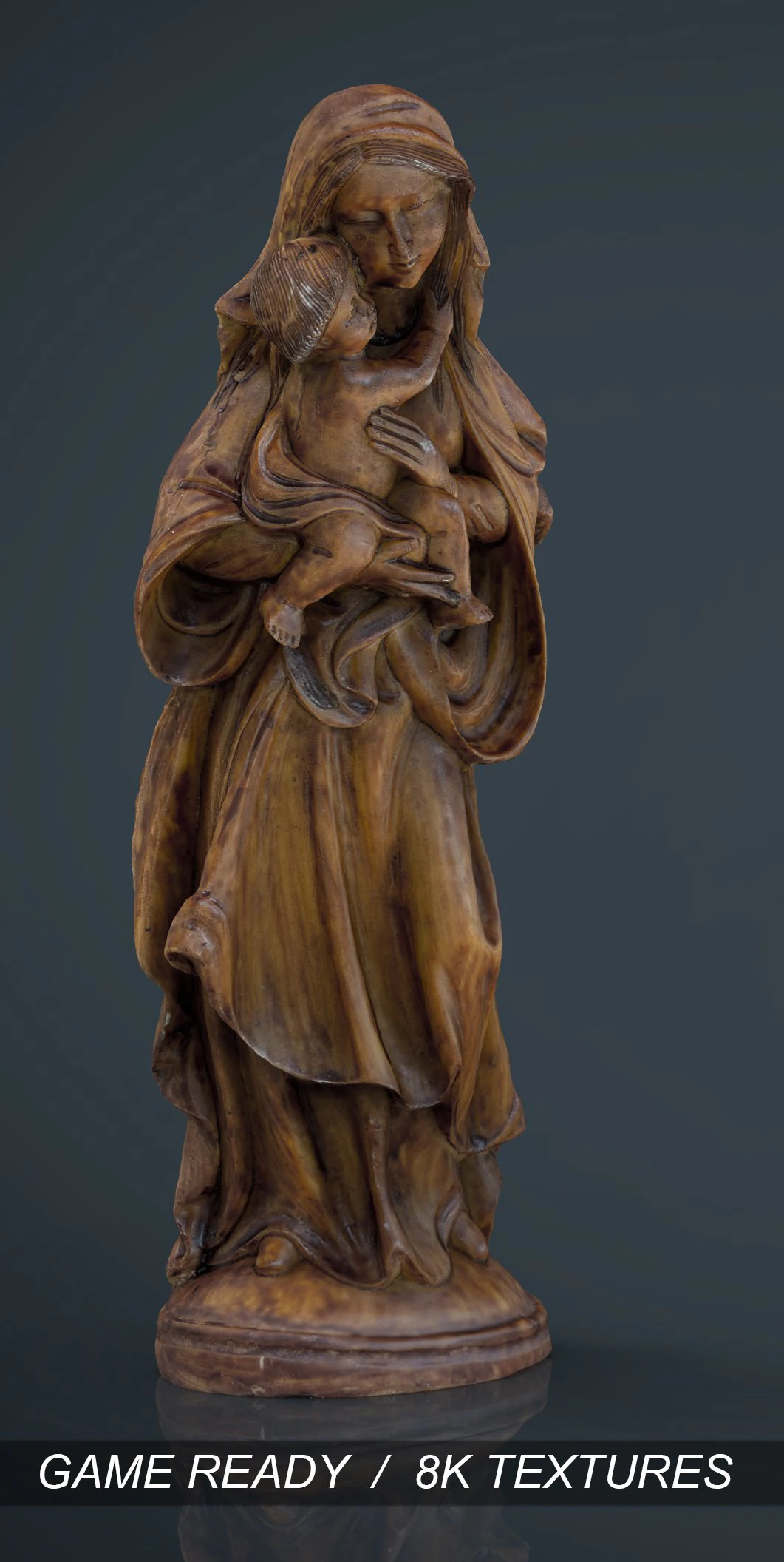 vergine maria Modello 3D .c4d .max .obj .3ds .fbx .stl .blend