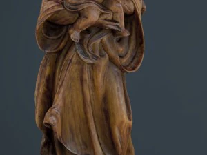 vergine maria Modello 3D