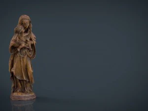 vergine maria Modello 3D
