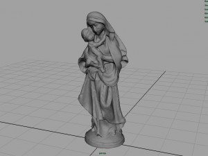 virgin mary 3D Модель