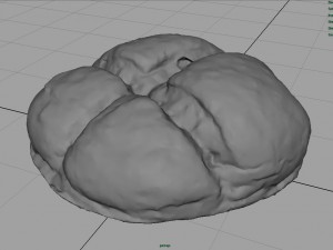 round loaf Modello 3D