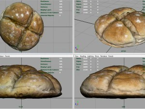 round loaf 3D Model