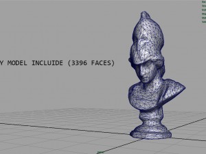 bust1 Modèle 3D