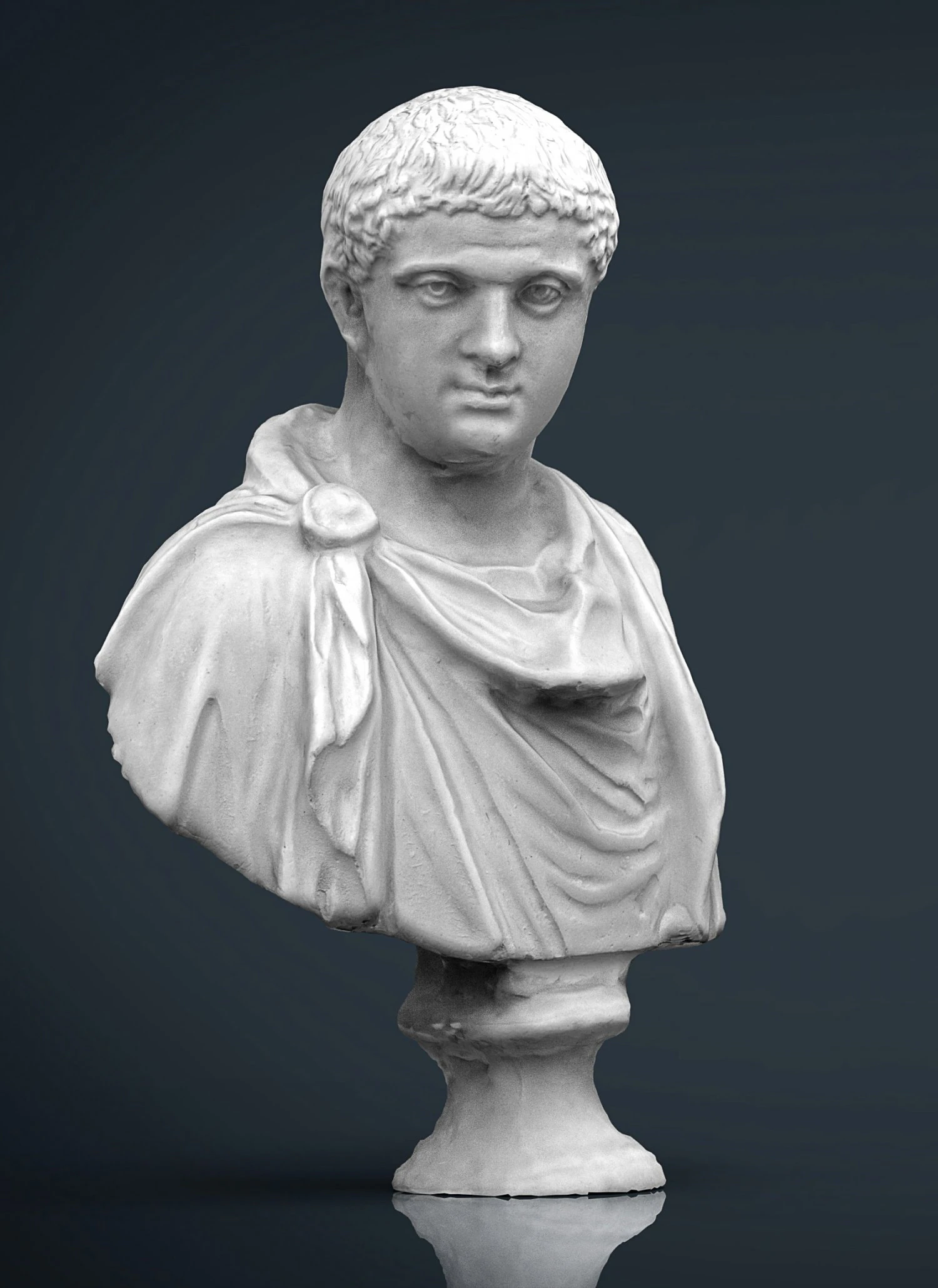 r&ouml;mische B&uuml;ste 3D Modell .c4d .max .obj .3ds .fbx .stl .blend 