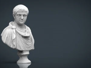 r&ouml;mische B&uuml;ste 3D Modell