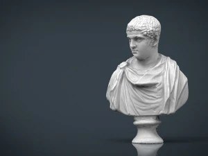 r&ouml;mische B&uuml;ste 3D Modell