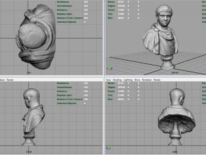 roman bust 3D Модель
