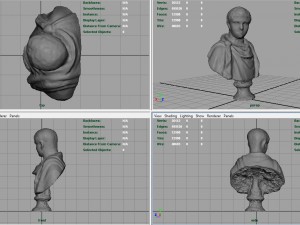 roman bust 3D Модель