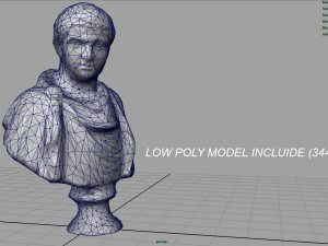 roman bust 3D Модель