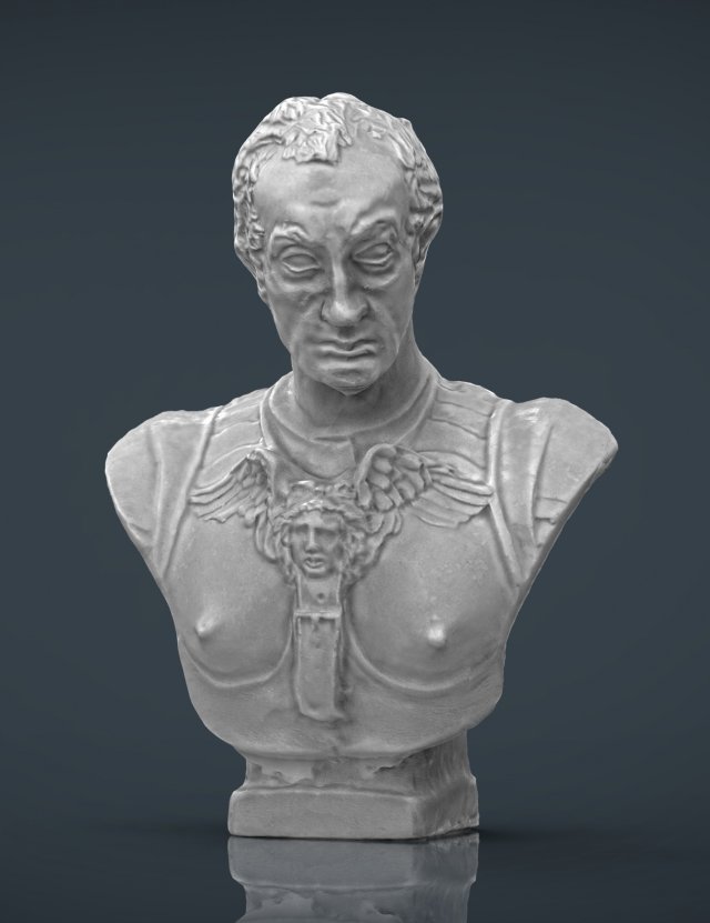 roman bust 1 3D Модель .c4d .max .obj .3ds .fbx .stl .blend 