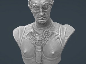 roman bust 1 3D Model