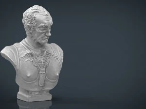 roman bust 1 3D Model