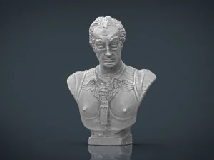 roman bust 1 3D Model
