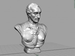 roman bust 1 3D Model