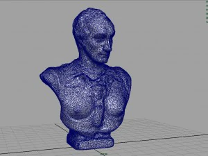 roman bust 1 3D Model