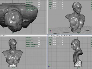 roman bust 1 3D Модель