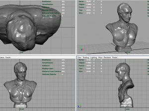 roman bust 1 3D Model