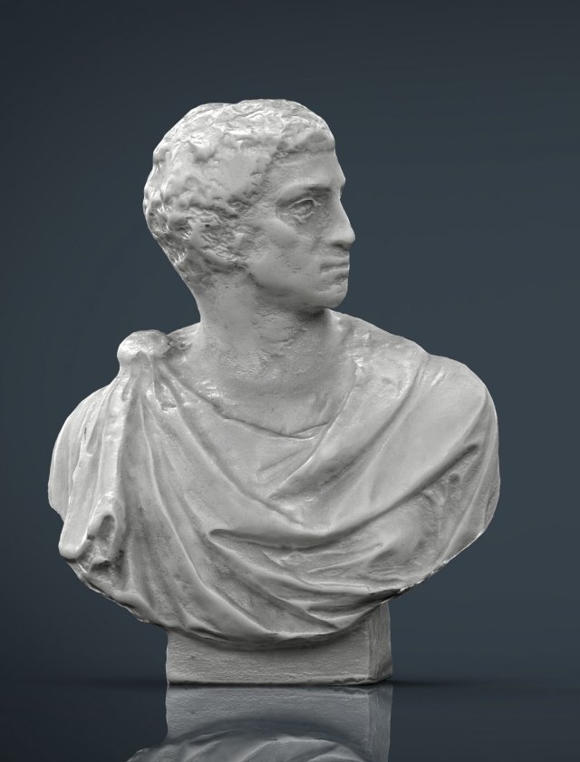 roman bust 2 3Dモデル .c4d .max .obj .3ds .fbx .stl .blend 