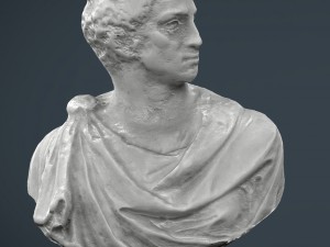 roman bust 2 3D Model