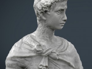 roman bust 3 3D मॉडल