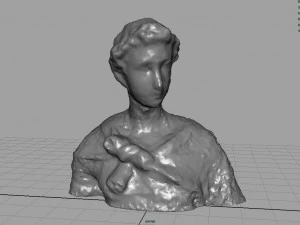 roman bust 3 3D Model
