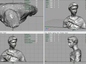 roman bust 3 3D Model