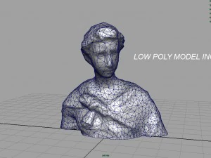 roman bust 3 3D Model