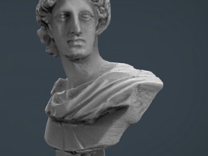 roman bust 4 3D Model