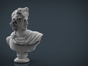 roman bust 4 3D मॉडल