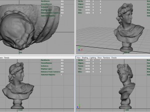 roman bust 4 3D मॉडल