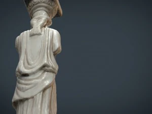 caryatid column statue 3D Model