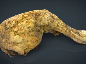 muslo de pollo Modelo 3D