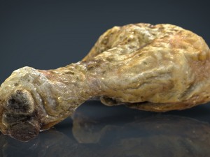 chicken thigh Model 3D