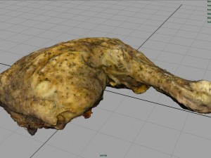 chicken thigh Model 3D