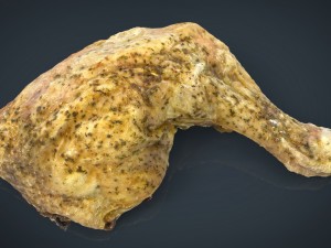 chicken thigh Model 3D