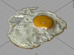 fried egg 3D Model