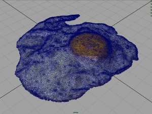 смажене яйце 3D Модель