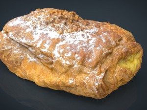 napolitana with cream 3D मॉडल