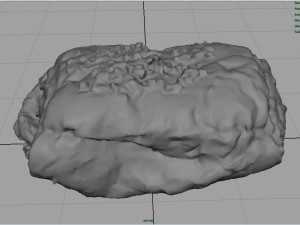 napolitana with cream Model 3D