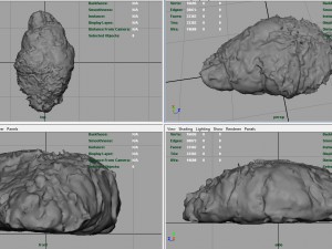 chocolate croissant 3D 모델