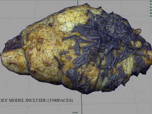 chocolate croissant 3D 모델