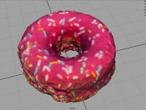 pink donut Model 3D