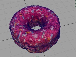 pink donut Model 3D