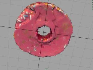 pink donut 3D Model