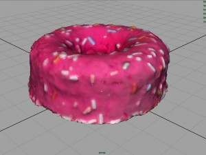 pink donut Model 3D