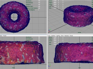 pink donut Model 3D