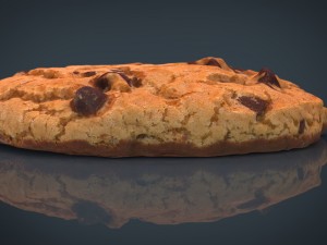 chocolate cookie Model 3D