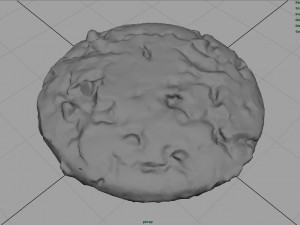 chocolate cookie Model 3D