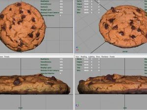 chocolate cookie 3D Model