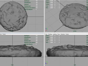 chocolate cookie 3D Model
